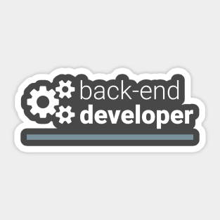 Back-End Developer Sticker